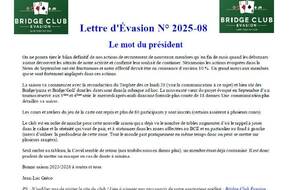 La Lettre d'Évasion d'octobre 2025 (N° 2025-08)